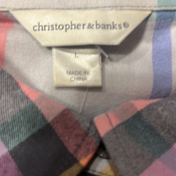 Christopher and banks halfway button down. - Picture 7 of 9